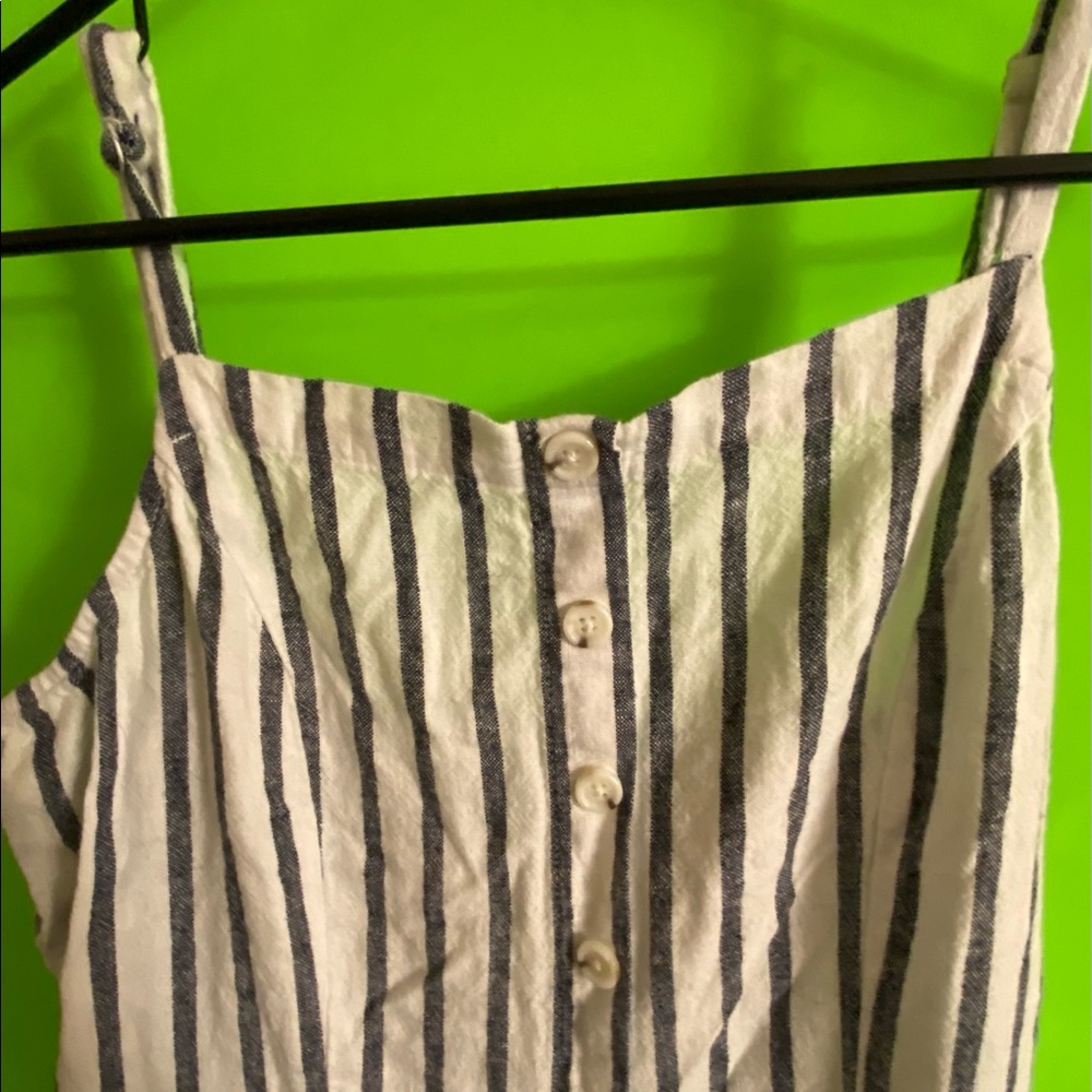 Women’s TankTop-Style Pants Jumpsuit Striped Pattern Old Navy